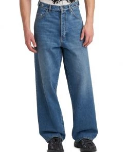 Valentino Wide Leg Denim Pants For Men -Valentino And AERIN unnamed file 1001