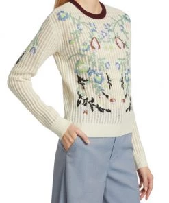 Valentino Floral-Embroidered Wool Pullover Sweater 10 Valentino Floral-Embroidered Wool Pullover Sweater -Valentino And AERIN unnamed file 1030