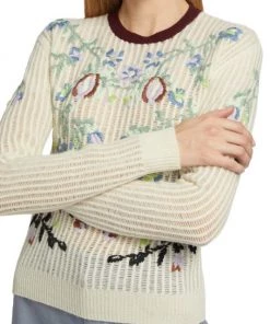 Valentino Floral-Embroidered Wool Pullover Sweater 12 Valentino Floral-Embroidered Wool Pullover Sweater -Valentino And AERIN unnamed file 1032