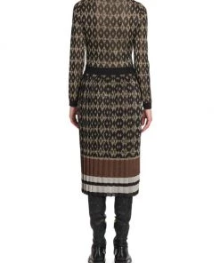 Valentino Branded Bodice Midi-Dress -Valentino And AERIN unnamed file 1056