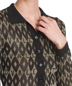 Valentino Branded Bodice Midi-Dress -Valentino And AERIN unnamed file 1058