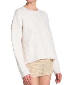 Valentino Crisscross & Logo-Embellished Sweater -Valentino And AERIN unnamed file 106