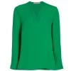 Valentino Cady Couture V-Neck Blouse -Valentino And AERIN unnamed file 109