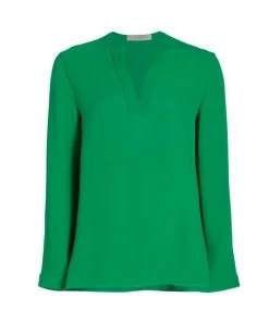 Valentino Cady Couture V-Neck Blouse