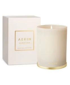 AERIN Introduction Megeve's Rose Candle