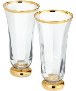 AERIN Sophia 2-Piece Crystal Flute Set