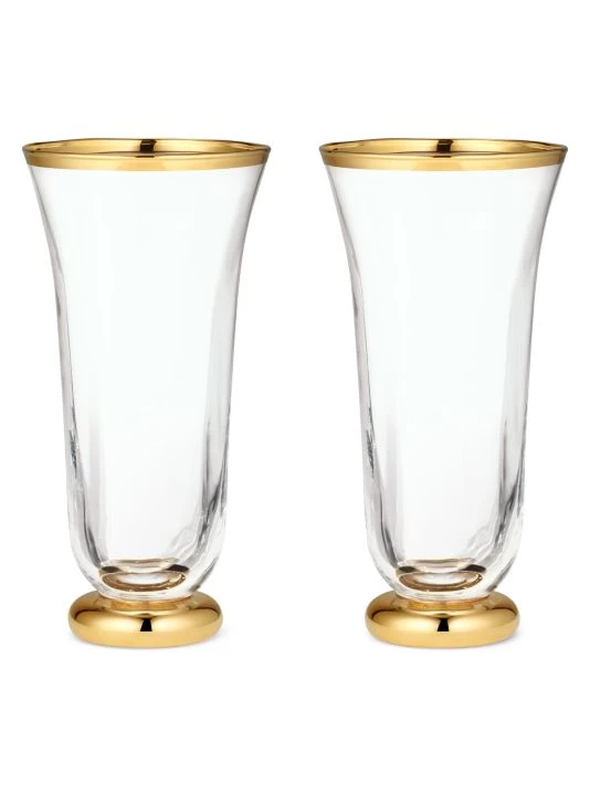 AERIN Sophia 2-Piece Crystal Flute Set 3 AERIN Sophia 2-Piece Crystal Flute Set - Image 2