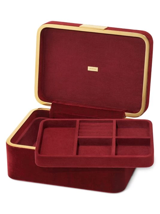 AERIN Beauvais Velvet Jewelry Box 4 AERIN Beauvais Velvet Jewelry Box - Image 2