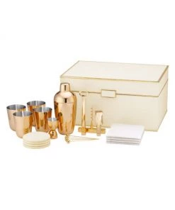 AERIN Classic Shagreen Bar Set