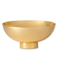 AERIN Small Sintra Stainless Steel Footed Bowl