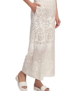 Valentino Wide-Leg Openwork Pants -Valentino And AERIN unnamed file 125