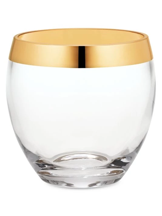 AERIN Gabriel 2-Piece 24K Gold & Glass Votive Set 3 AERIN Gabriel 2-Piece 24K Gold & Glass Votive Set