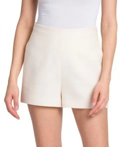 Valentino High-Waisted Crepe Couture Shorts -Valentino And AERIN unnamed file 130