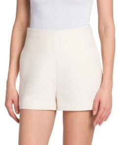 Valentino High-Waisted Crepe Couture Shorts -Valentino And AERIN unnamed file 131