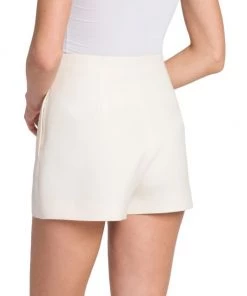 Valentino High-Waisted Crepe Couture Shorts -Valentino And AERIN unnamed file 132