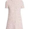Valentino Tweed Geometric-Button & Crystal-Embellished Minidress -Valentino And AERIN unnamed file 134