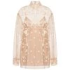 Valentino Sheer Floral-Embroidered Blouse -Valentino And AERIN unnamed file 146