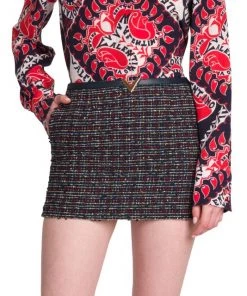 Valentino Tweed Metal-Logo Miniskirt 10 Valentino Tweed Metal-Logo Miniskirt -Valentino And AERIN unnamed file 182