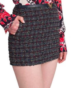 Valentino Tweed Metal-Logo Miniskirt 13 Valentino Tweed Metal-Logo Miniskirt -Valentino And AERIN unnamed file 185