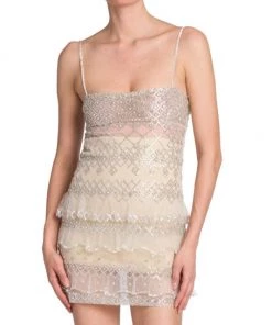 Valentino Tiered Crystal-Embroidered Minidress -Valentino And AERIN unnamed file 188