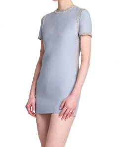 Valentino Imititation-Pearl-Embellished Minidress -Valentino And AERIN unnamed file 195
