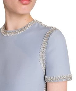 Valentino Imititation-Pearl-Embellished Minidress -Valentino And AERIN unnamed file 197