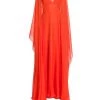 Valentino Sheer Cape Sleeve Gown -Valentino And AERIN unnamed file 198