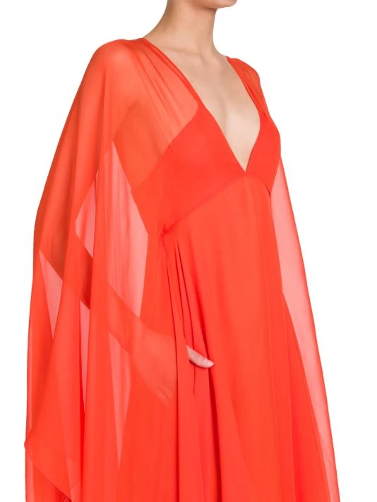 Valentino Sheer Cape Sleeve Gown 8 Valentino Sheer Cape Sleeve Gown - Image 6