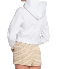 Valentino Cropped Sequin-Embroidered Logo Hoodie -Valentino And AERIN unnamed file 215