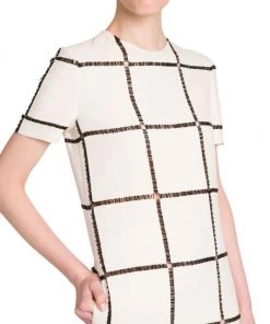 Valentino Semi-Sheer Bead-Embroidered Minidress -Valentino And AERIN unnamed file 222