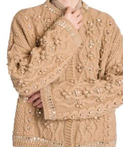 Valentino Oversized Sequin & Crystal-Embroidered Cardigan -Valentino And AERIN unnamed file 234