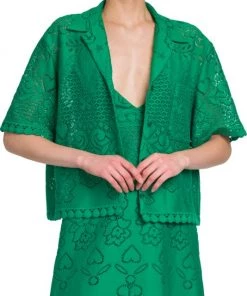 Valentino Openwork Button Down Shirt -Valentino And AERIN unnamed file 240