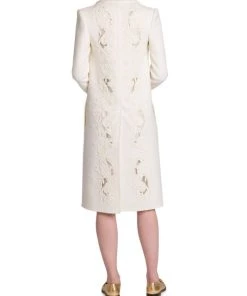 Valentino Long Floral-Embroidered Coat -Valentino And AERIN unnamed file 263
