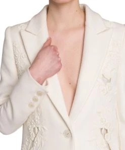 Valentino Long Floral-Embroidered Coat -Valentino And AERIN unnamed file 264