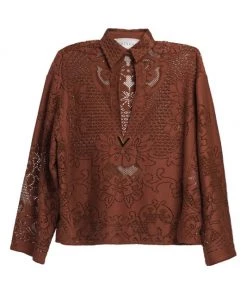 Valentino Openwork Logo Top