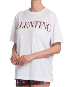 Valentino Sequin-Embellished Logo T-Shirt -Valentino And AERIN unnamed file 299