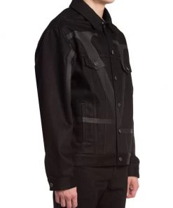 Valentino Logo Jean Jacket For Men 9 Valentino Logo Jean Jacket For Men -Valentino And AERIN unnamed file 3