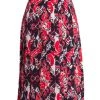Valentino Printed Pleated Logo-Waist Skirt -Valentino And AERIN unnamed file 302
