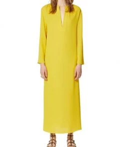 Valentino Georgette V-Neck Maxi Dress -Valentino And AERIN unnamed file 309