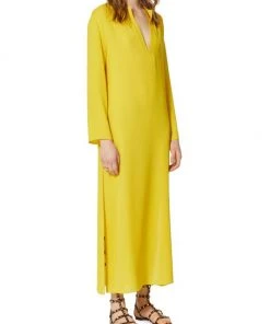 Valentino Georgette V-Neck Maxi Dress -Valentino And AERIN unnamed file 310