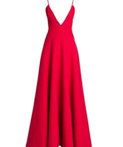 Valentino Sleeveless V-Neck Gown