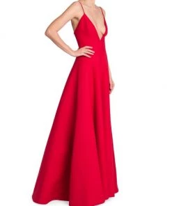 Valentino Sleeveless V-Neck Gown -Valentino And AERIN unnamed file 316