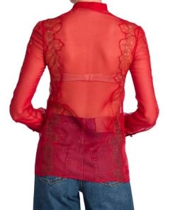 Valentino Floral-Lace & Tie-Neck Blouse 12 Valentino Floral-Lace & Tie-Neck Blouse -Valentino And AERIN unnamed file 329
