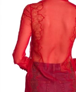 Valentino Floral-Lace & Tie-Neck Blouse 13 Valentino Floral-Lace & Tie-Neck Blouse -Valentino And AERIN unnamed file 330