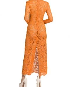 Valentino Lace V-Neck Midi-Dress -Valentino And AERIN unnamed file 335