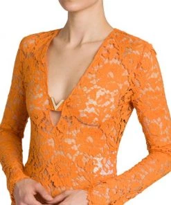 Valentino Lace V-Neck Midi-Dress -Valentino And AERIN unnamed file 336