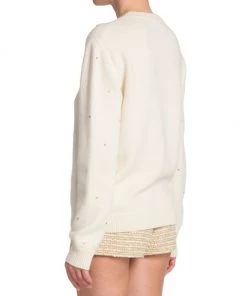 Valentino Geometric Stud-Embellished Crewneck Sweater -Valentino And AERIN unnamed file 35