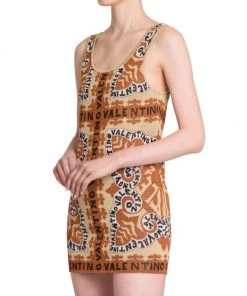 Valentino Sleeveless Intarsia-Knit Minidress -Valentino And AERIN unnamed file 357