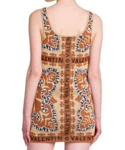 Valentino Sleeveless Intarsia-Knit Minidress -Valentino And AERIN unnamed file 358