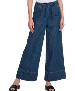 Valentino Wide-Leg Denim Pants -Valentino And AERIN unnamed file 362